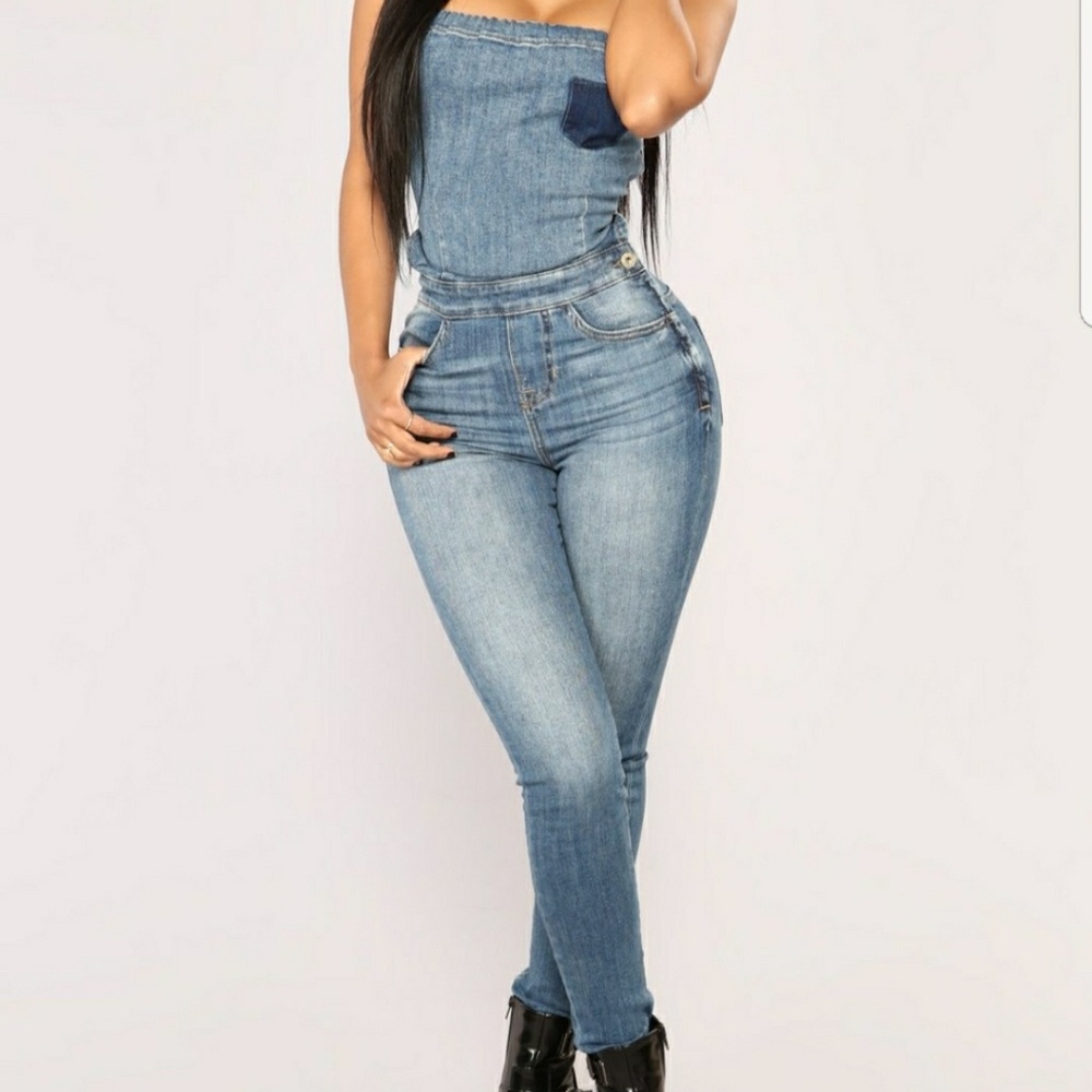 Denim jumpsuit
